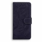 For OPPO Reno12 Pro 5G Global Tiger Embossing Pattern Flip Leather Phone Case(Black) - 3