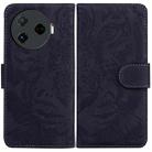 For Tecno Camon 30 Pro Tiger Embossing Pattern Flip Leather Phone Case(Black) - 1