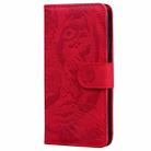 For Tecno Pova 6 / Pova 6 Pro Tiger Embossing Pattern Flip Leather Phone Case(Red) - 3