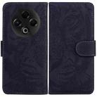 For Tecno Spark 30 4G Tiger Embossing Pattern Flip Leather Phone Case(Black) - 1