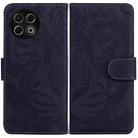 For Tecno Spark 30 Pro Tiger Embossing Pattern Flip Leather Phone Case(Black) - 1