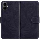For Tecno Pop 10 / Spark Go 2 4G Tiger Embossing Pattern Flip Leather Phone Case(Black) - 1