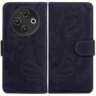 For Tecno Pop 9 5G / Spark 30C 5G Tiger Embossing Pattern Flip Leather Phone Case(Black) - 1