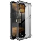 For Nokia XR21 5G imak Shockproof Airbag TPU Phone Case(Transparent Black) - 1