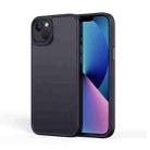 For iPhone 15 Plus Frosted Back Shockproof Phone Case(Black) - 1