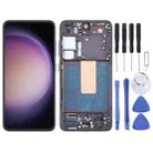 For Samsung Galaxy S23 SM-S911B Original LCD Screen Digitizer Full Assembly with Frame - 1