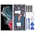 For Samsung Galaxy S22 Ultra 5G SM-S908B 6.78 inch EU Version OLED LCD Screen Digitizer Full Assembly with Frame(Black) - 1
