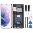 For Samsung Galaxy S21+ 5G SM-G996B 6.67 inch 6.67 inch OLED LCD Screen Digitizer Full Assembly with Frame(Black) - 1