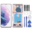 For Samsung Galaxy S21+ 5G SM-G996B 6.67 inch 6.67 inch OLED LCD Screen Digitizer Full Assembly with Frame(Pink) - 1