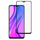 For Xiaomi Redmi 9 Full Glue Full Screen Tempered Glass Film(Black) - 1