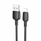 Borofone BX93 2.4A USB to 8 Pin Data Cable, Length: 1m(Black) - 1