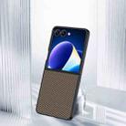 For Samsung Galaxy Z Flip7 Ultra-thin Carbon Fiber Texture Printing Phone Case(Black) - 2