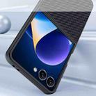 For Samsung Galaxy Z Flip7 Ultra-thin Carbon Fiber Texture Printing Phone Case(Gold) - 3