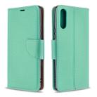 For Sony Xperia L4 Litchi Texture Pure Color Horizontal Flip PU Leather Case with Holder & Card Slots & Wallet & Lanyard(Green) - 1