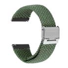 For Huawei Watch 4 / 4 Pro Nylon Braided Metal Buckle Watch Band(Olive Green) - 1