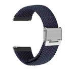 For Huawei Watch 4 / 4 Pro Nylon Braided Metal Buckle Watch Band(Charcoal) - 1