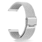 For Huawei Watch 4 / 4 Pro Nylon Braided Metal Buckle Watch Band(Silver) - 1