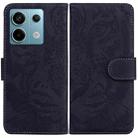 For Xiaomi Redmi Note 13 Pro 5G Tiger Embossing Pattern Leather Phone Case(Black) - 1