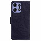 For Motorola Edge 50 Pro Tiger Embossing Pattern Leather Phone Case(Black) - 3