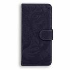For Motorola Moto G05 / E15 Tiger Embossing Pattern Leather Phone Case(Black) - 3
