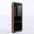 For iPhone SE 2022 / SE 2020 / 8 / 7 R-JUST Metal + Wood Frame Protective Case - 1