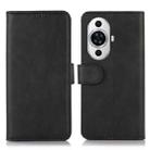 For Huawei nova 11 Cow Texture Flip Leather Phone Case(Black) - 1