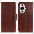 For Huawei nova 11 Pro / nova 11 Ultra Nappa Texture Flip Leather Phone Case(Brown) - 1