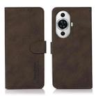 For Huawei nova 11 Pro / nova 11 Ultra KHAZNEH Matte Texture Leather Phone Case(Brown) - 1