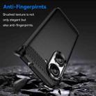 For Asus Zenfone 10 Brushed Texture Carbon Fiber TPU Case(Black) - 3