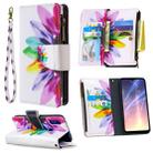 For Xiaomi Redmi 7 Colored Drawing Pattern Zipper Horizontal Flip Leather Case with Holder & Card Slots & Wallet(Sun Flower) - 1
