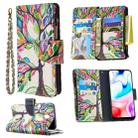 For Xiaomi Redmi 8A Colored Drawing Pattern Zipper Horizontal Flip Leather Case with Holder & Card Slots & Wallet(Tree) - 1