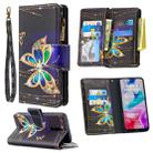 For Xiaomi Redmi 8 Colored Drawing Pattern Zipper Horizontal Flip Leather Case with Holder & Card Slots & Wallet(Big Butterfly) - 1