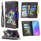 For Xiaomi Redmi K20 / Mi 9T Colored Drawing Pattern Zipper Horizontal Flip Leather Case with Holder & Card Slots & Wallet(Big Butterfly) - 1