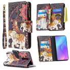 For Xiaomi Redmi K20 / Mi 9T Colored Drawing Pattern Zipper Horizontal Flip Leather Case with Holder & Card Slots & Wallet(Flower Elephants) - 1