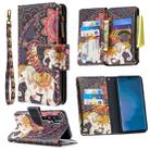 For Xiaomi Mi CC9 Pro / Note 10 Colored Drawing Pattern Zipper Horizontal Flip Leather Case with Holder & Card Slots & Wallet(Flower Elephants) - 1