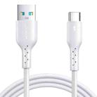 JOYROOM SA26-AC3 Flash Charge Series 3A USB to USB-C / Type-C Fast Charging Data Cable, Cable Length:3m(White) - 1