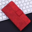 For iPhone SE 2024 Geometric Embossed Leather Phone Case(Red) - 2