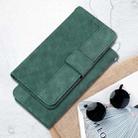 For iPhone 16 Geometric Embossed Leather Phone Case(Green) - 2