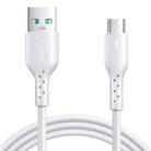 JOYROOM SA26-AM3 Flash Charge Series 3A USB to Micro USB Fast Charging Data Cable, Cable Length:1m(White) - 1