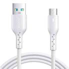 JOYROOM SA26-AM3 Flash Charge Series 3A USB to Micro USB Fast Charging Data Cable, Cable Length:2m(White) - 1