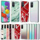 For Samsung Galaxy A51 2pcs Gradient Marble Phone Case(Random Color Delivery) - 1
