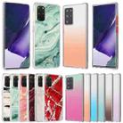 For Samsung Galaxy Note20 Ultra 2pcs Gradient Marble Phone Case(Random Color Delivery) - 1