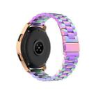 For Huawei Watch 4 / 4 Pro Three Bead Stainless Steel Watch Band(Colorful) - 1