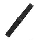 For Huawei Watch 4 / 4 Pro Milan Steel Mesh Double Buckle Watch Band(Black) - 1