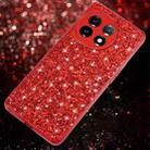 For OnePlus 11 Glitter Powder Shockproof TPU Phone Case(Red) - 1