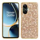 For OnePlus Nord CE3 Glitter Powder Shockproof TPU Phone Case(Gold) - 1