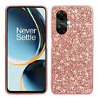 For OnePlus Nord CE3 Glitter Powder Shockproof TPU Phone Case(Rose Gold) - 1