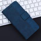 For Motorola Edge 50 Pro Geometric Embossed Leather Phone Case(Blue) - 2