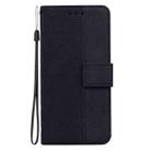 For Motorola Moto G 5G 2025 Geometric Embossed Leather Phone Case(Black) - 3