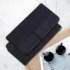 For Motorola Moto G05 / E15 Geometric Embossed Leather Phone Case(Black) - 2